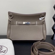 愛馬仕吉普賽Jypsiere 28大象灰銀 框O刻