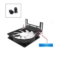 ADDITIONAL FAN BRACKET FOR PC CASING 12CM AIO GPU MEMORY RAM 12 CM 120MM