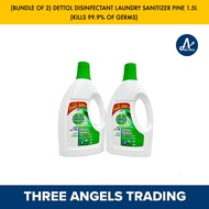 (Bundle of 2) Dettol Disinfectant Laundry Sanitizer Pine 1.5L (Kills 99.9% of Germs)