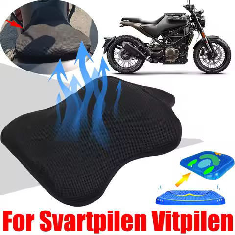 For Husqvarna SVARTPILEN 401 125 200 250 701 VITPILEN Accessories Breathable Gel Seat Cushion Cover 