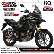 CB 150 X Full Body Sticker - CB150X Decal - Cool CBX Striping Variations - CB 150X Fullbody Decal Ca