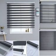 180cm/170cm/160cm/150cm/140cm/120cm/90cm Curtain Blinds for Windows Korean Blinds Venetians Duo Roll