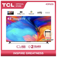 TCL 43 Inch 4K Smart Google Android TV - 43P635 (HDR, Netflix, YouTube) FLASH SALE