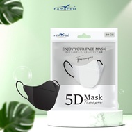 [Combo 100C 5d] Famapro 3-layer 5d mask, bag of 10, form 40-60kg (HONG HA)