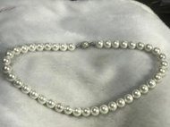 1122天然南洋珍珠貝珠42公分長貝寶珠貝珍珠項鍊10MM白色