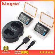 KingMa Dual Charger Battery Sony Camera with 2 Batteries 1080mAh 7.4 V - KM-FW50 Original 99 Square
