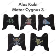 AZARIA Alas Kaki Karpet Motor Cygnus 3 PIjakan Carpet