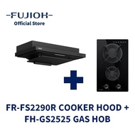 FUJIOH FR-FS2290R Made-in-Japan Cooker Hood + FH-GS2525 Gas Hob with 2 Burners