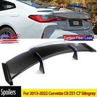 2026
 GT Style Carbon Look Rear Spoiler Wing For 2013-2022 Corvette C8 Z51 C7 Stingray