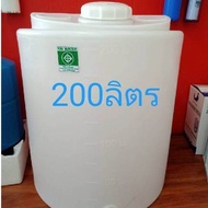 ถังเก็บน้ำดื่ม 200ลิตร รหัส240080084 ถังน้ำ ตู้น้ำดื่มหยอดเหรียญ เครื่องกรองน้ำ สูง 76ซม. กว้าง 65ซม