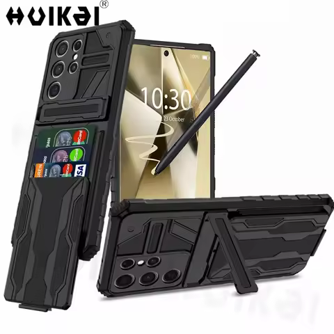 Case For Samsung Galaxy S25 Ultra S24 FE Note 20 Ultra A16 A55 A05S Wallet Card Flip Cover Protectiv