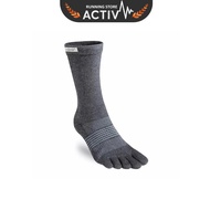 Injinji Trail Midweight Crew Flip-flops - Granite
