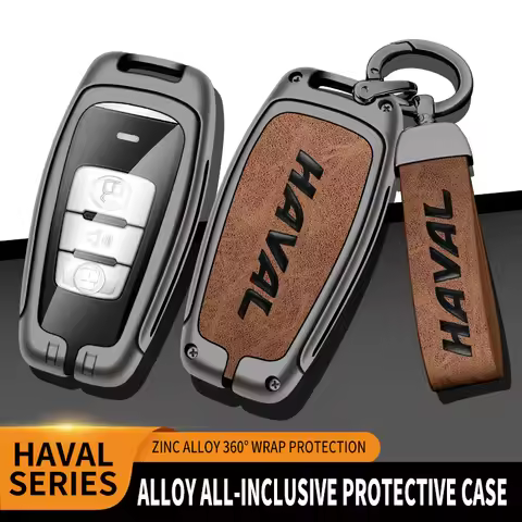 Car Key Fob Cover Case Protect Shell Holder Set For Haval H6 Dargo M6 H9 H6S F7 F7X Jolion X DOG XY 