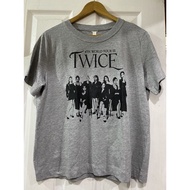 S-5XL TWICE 4TH WORD TOUR "GRAY GROUP TEE" 2025 COD
