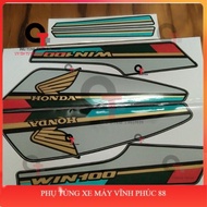 CT CT | Honda Win 100 95 stamp set, black - Good quality