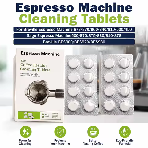 Cleaning Tablets 16 Pieces for Breville BES900 BES920 BES980 and For Sage 880 878 875 870 810 Espres
