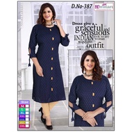 RAYON COTTON STRAIGHT KURTIS