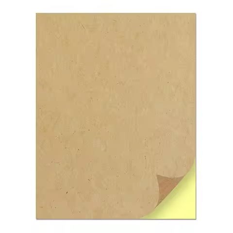 50 Sheets A4 Matte Kraft Paper Sticker Label Laser Inkjet Printer Copier Craft Self Adhesive Sticker