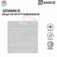 AMAOE ZFLIP3 5G SM-F711U IC MOLD/N/O MIDDLE SIZE:70*70MM H:0.112MM MAGNETIC Original