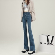 Light Blue Flared Jeans Women High Waist Denim Flared Pants Small Flared Pants 150 Small Women's Str