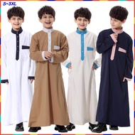 Baju Raya 2022 Boy Kids Baju Jubah Lelaki Jubah Muslimah Blouse Muslimah Long Dress Muslimah Budak Muslim Suit wear Pakaian Abaya kanak Putih Baju Kurung Moden Kebaya Baju Melayu Kaftan Fashion Murah 873