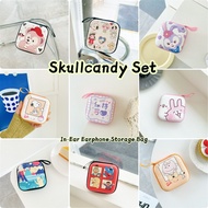 READY STOCK! For Skullcandy Set In-Ear Earphone Anime Cartoon Pattern Multifunctional Charger Storag