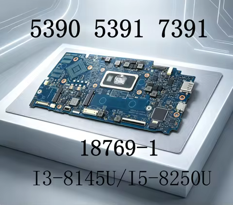 For Dell Inspiron Vostro 13 5390 5391 7391 Laptop Motherboard with I3-8145U/I5-8250U CPU and 4GB RAM