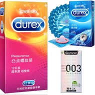 Durex Pleasuremax(12pcs)& Okamoto 003 Platinum(10pcs)&Durex Jeans(12pcs)