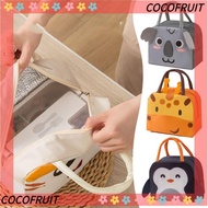 COCOFRUIT Cartoon Stereoscopic Lunch Bag, Thermal Portable Insulated Lunch Box Bags,  Cloth Lunch Box Accessories Thermal Bag Tote Food Small Cooler Bag