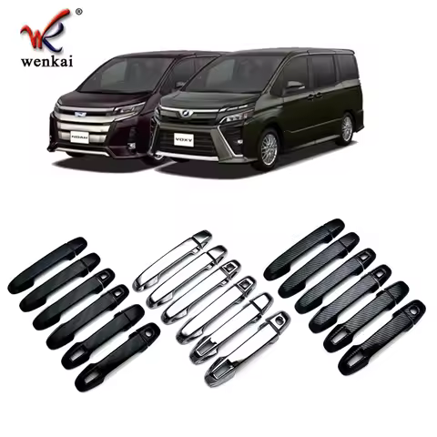 Car Door Handle Cover Protective Cap For Toyota Noah Voxy 80 Series Accessories
