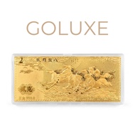 Goluxe 999.9 Gold 2G Eight Galloping Horses 八骏雄风 Gold Bar