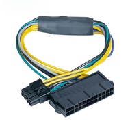 30CM 24 Pin To 8 Pin ATX PSU Power Adapter Cable Compatible with DELL Optiplex 3020 7020 9020 Precis