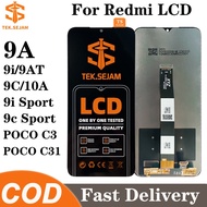 TEK.SEJAM LCD for redmi  9A 9C 9I 10A POCO C3/C31 LCD Display Touch Screen Digitizer Replacement