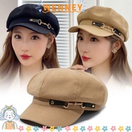 WEY Vintage Beret Hat, Adjustable Woolen Beret Newsboy Hat, Fashion Beret Painter Cap Paperboy Soft 