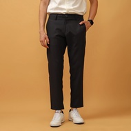 KAVIEL Black Ankle Pants - Black Ankle Pants