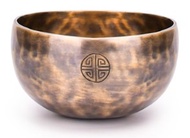 14CM 尼泊爾手工 滿月頌缽 Full Moon Singing Bowl FULL MOON 滿月頌缽 - 缽身有滿月雕刻標記，代表頌缽只在月圓日子打造，非常罕有。能量，聲頻亦更勝於一般基本頌缽，