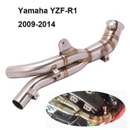 For Yamaha R1 2009-2014 YZF-R1 YZF R1 Escape R1 Pipe Motorcycle Exhaust Link Pipe R1 exhaust R1 muf