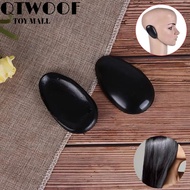 QTWOOF 2Pcs Hair Dying Ear Covers, Waterproof Plastic Ear Protector Cover Caps,  Baby Bath Tool Earm