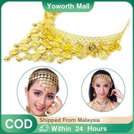 Arabian Indian Belly Dance Headband / Coin Jewellery Headchain / Indian Dance Performance Accessorie