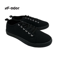 ADOR FULL BLACK LACE SCHOOL SHOES  / KASUT TALI HITAM SEKOLAH (863 BK)