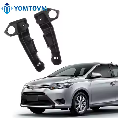 1 Pair Front Bumper Support Bracket Left Right 52116-0D020 52115-0D020 For Toyota Vios NCP42 Sedan 2