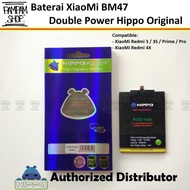 Baterai Hippo Double Power Original Xiaomi Bm47 Redmi 3 3S