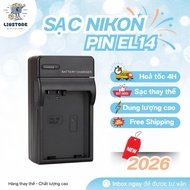 Replacement Nikon EN-EL14 EN-EL14A battery charger for Nikon D3100 D3200 D3300 D3400 D3500 D5100 D52