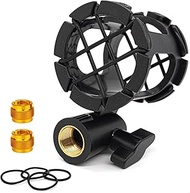 Eggsnow Microphone Shock Mount Clip Universal Mic Holder Stand Anti Vibration for AKG D230 Senheisse
