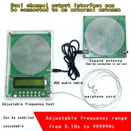 0.1Hz~99999Hz Adjustable Frequency Schumann Wave Generator Dual Channel Output with btx V2 V3Antenna