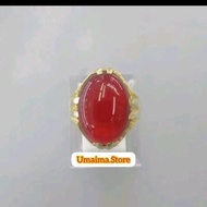RRADY STOCK CINCIN BATU MERAH DELIMA ASLI YAMAN RING