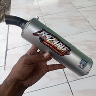 Exhaust silencer fizr Alfa sigma tornado aluminum welding length 20cm original r474mf racing