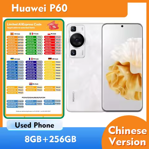 Huawei P60 SmartPhone HarmonyOS Screen 6.67 inches 2700x1220px 4815mAh 4G Used Phone