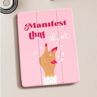 Slogan Manifest That IPad Case Compatible With IPad Air 4/5 10.9", IPad 10th Gen, IPad 7/8/9th Gen 1