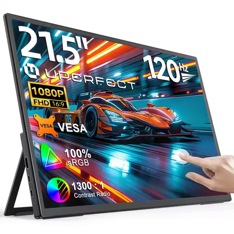 UPERFECT UMax 21 Touchscreen 21.5' 120Hz Computer Display 1080P 100% SRGB USB-C HDMI HDR Gaming Port